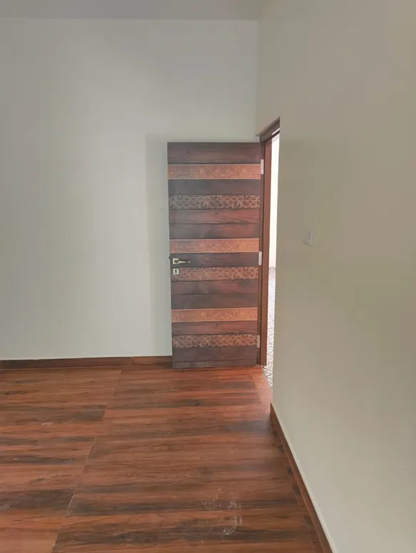 Interior finishes in a completed commercial building